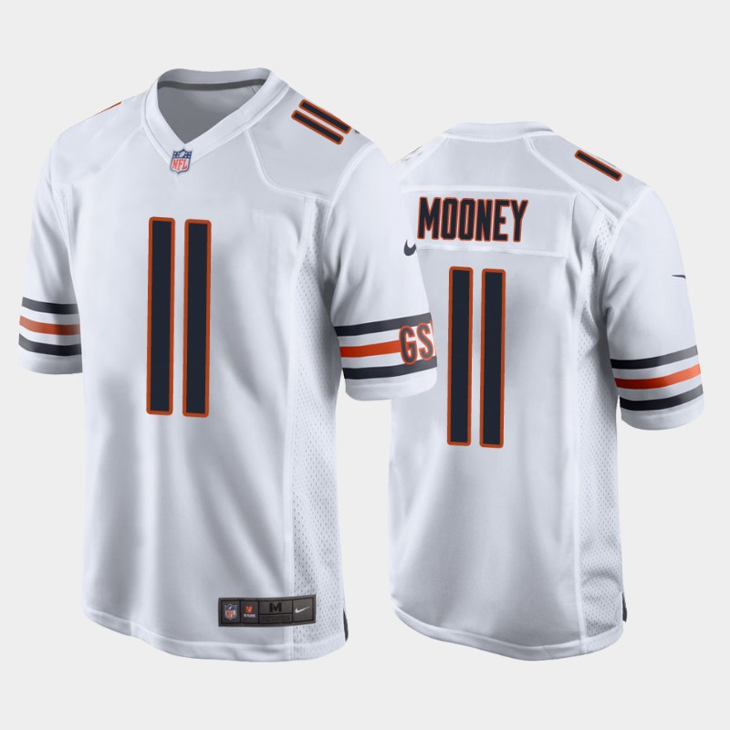 Men Chicago Bears #11 Darnell Mooney White Nike Vapor Untouchable Limited 2021 NFL Jersey->nike trainer->Sneakers